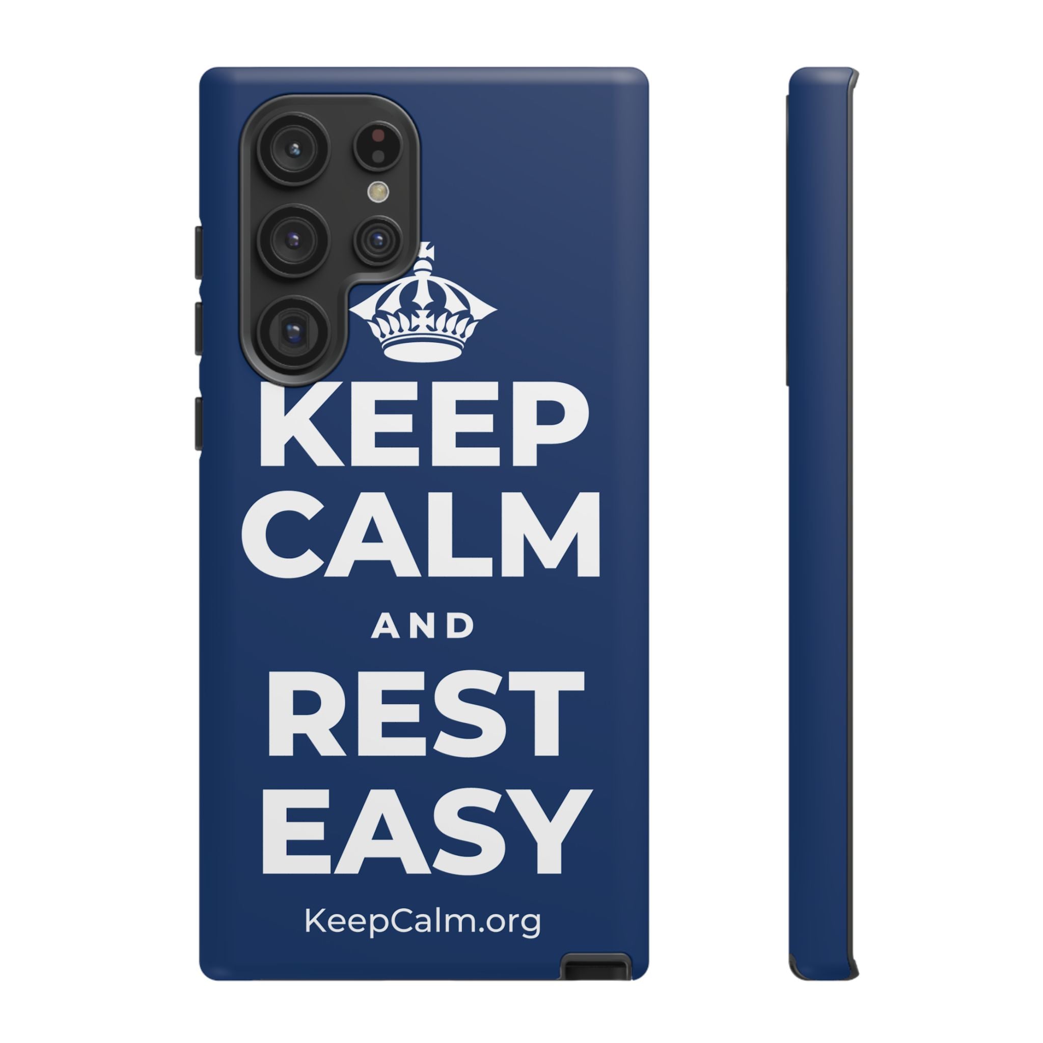 KEEP CALM AND REST EASY Phone Case