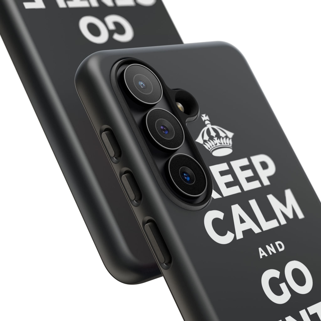 KEEP CALM AND GO GENTLE ON MONDAY Phone Case (Dark)