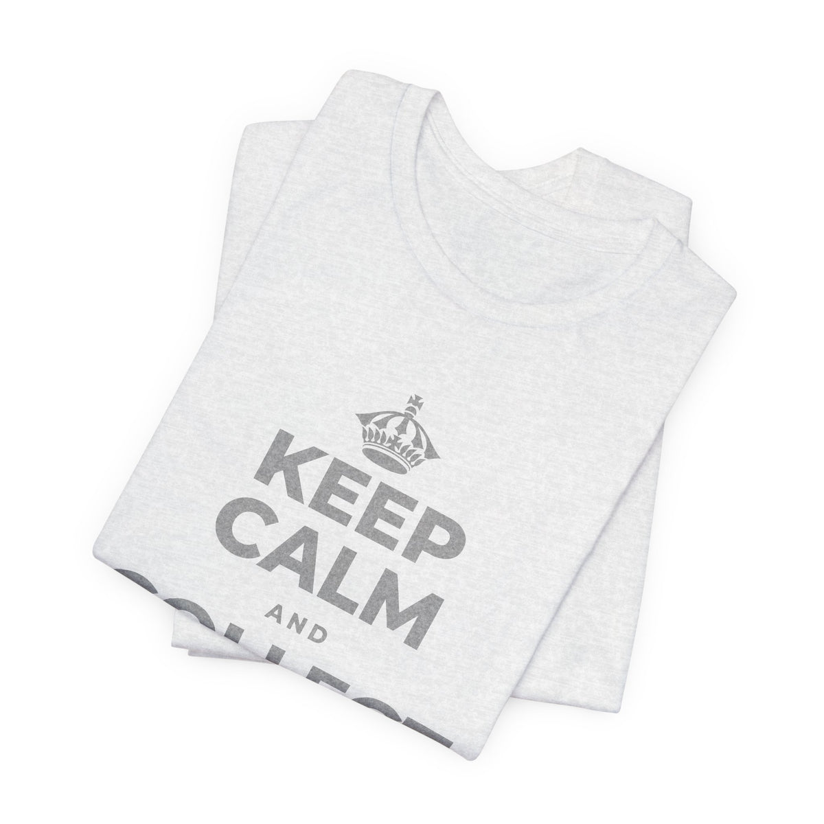 KEEP CALM AND COLLECT GOOD MOMENTS T-Shirt (Soft Cream–Heather Mauve)