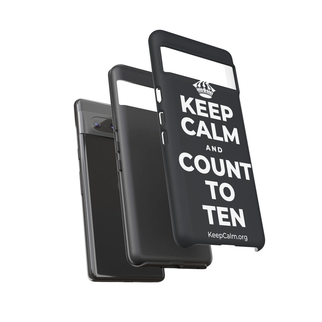 KEEP CALM AND COUNT TO TEN Phone Case (Dark)