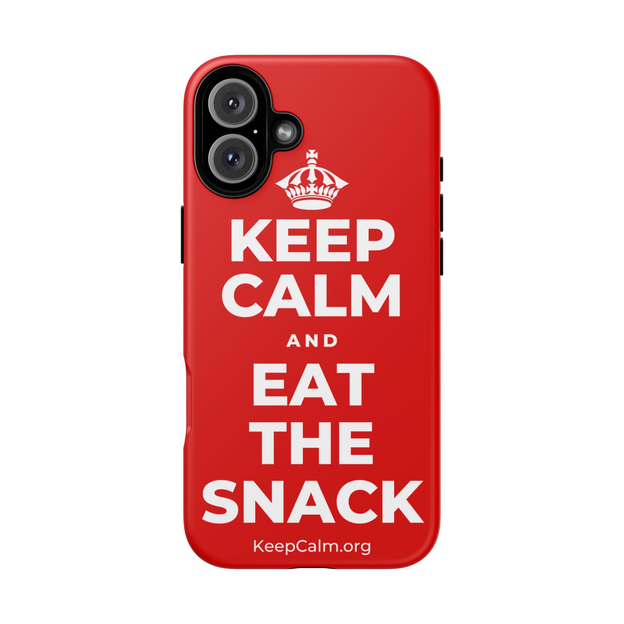 KEEP CALM AND EAT THE SNACK Phone Case