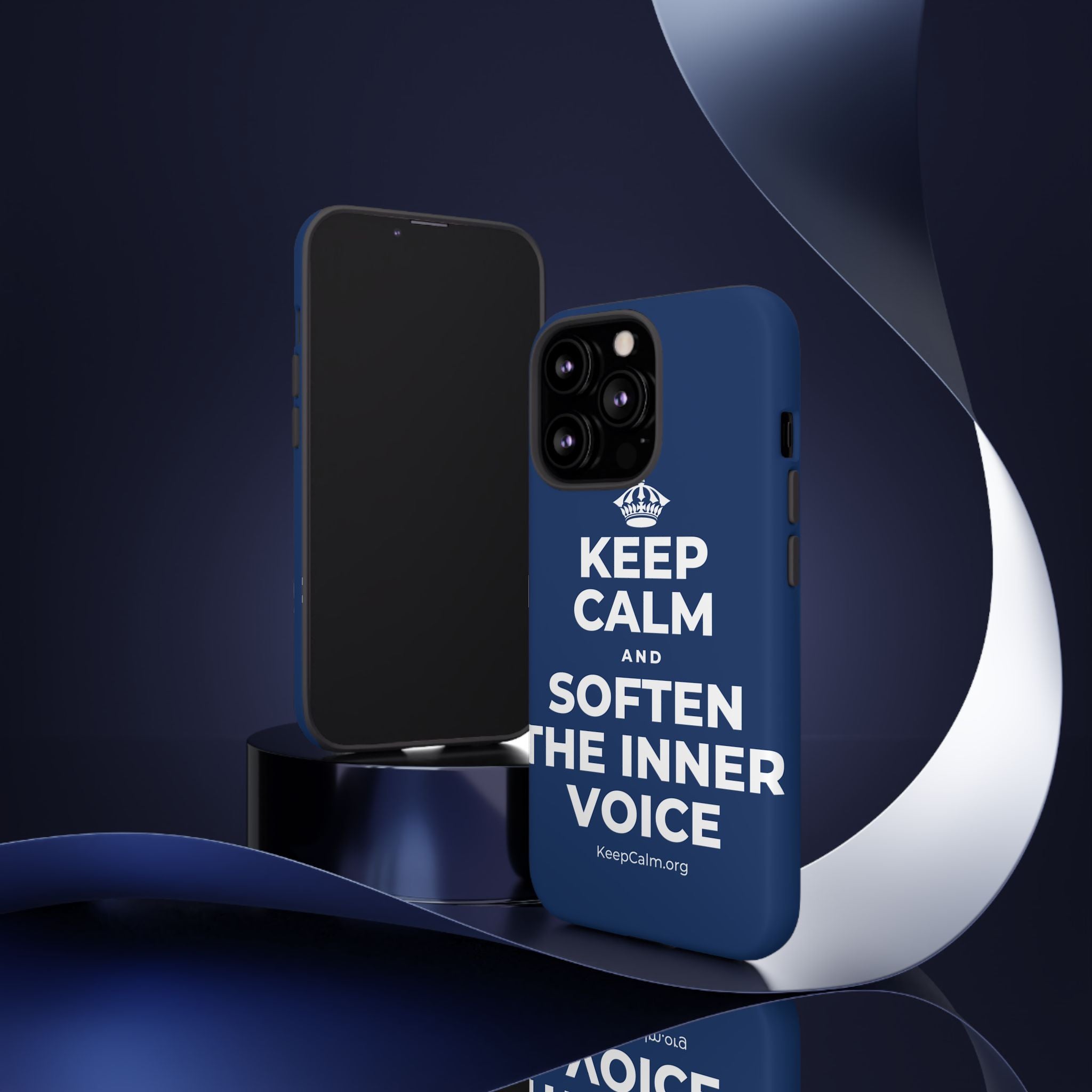 KEEP CALM AND SOFTEN THE INNER VOICE Phone Case
