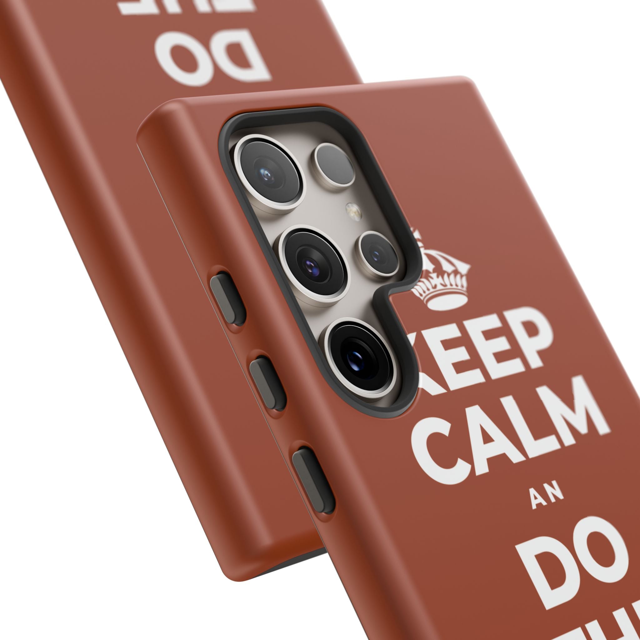KEEP CALM AN DO THE HARD TIN Phone Case