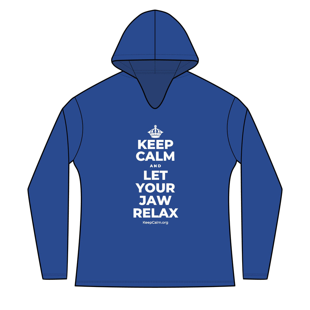 KEEP CALM AND LET YOUR JAW RELAX Women's Long Sleeve Hoodie