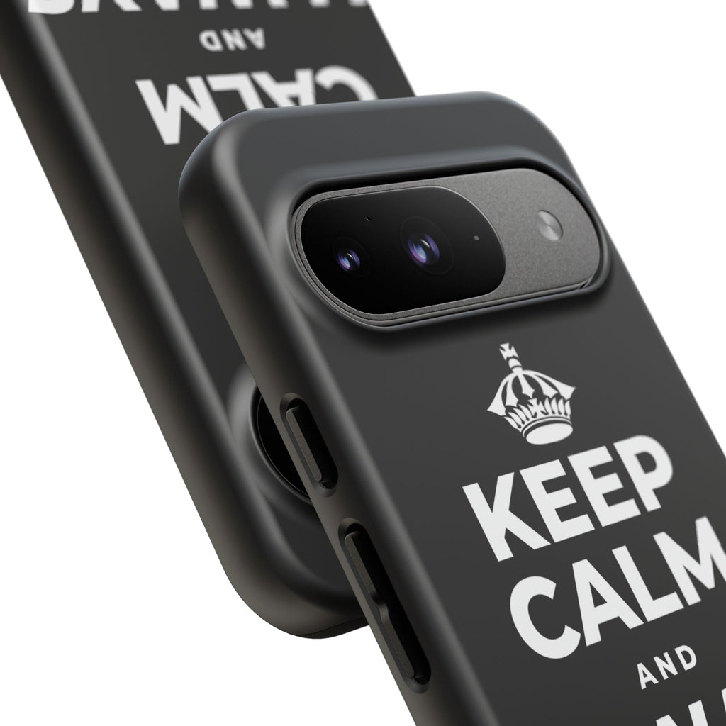 KEEP CALM AND ALWAYS BE 🦇MAN Phone Case