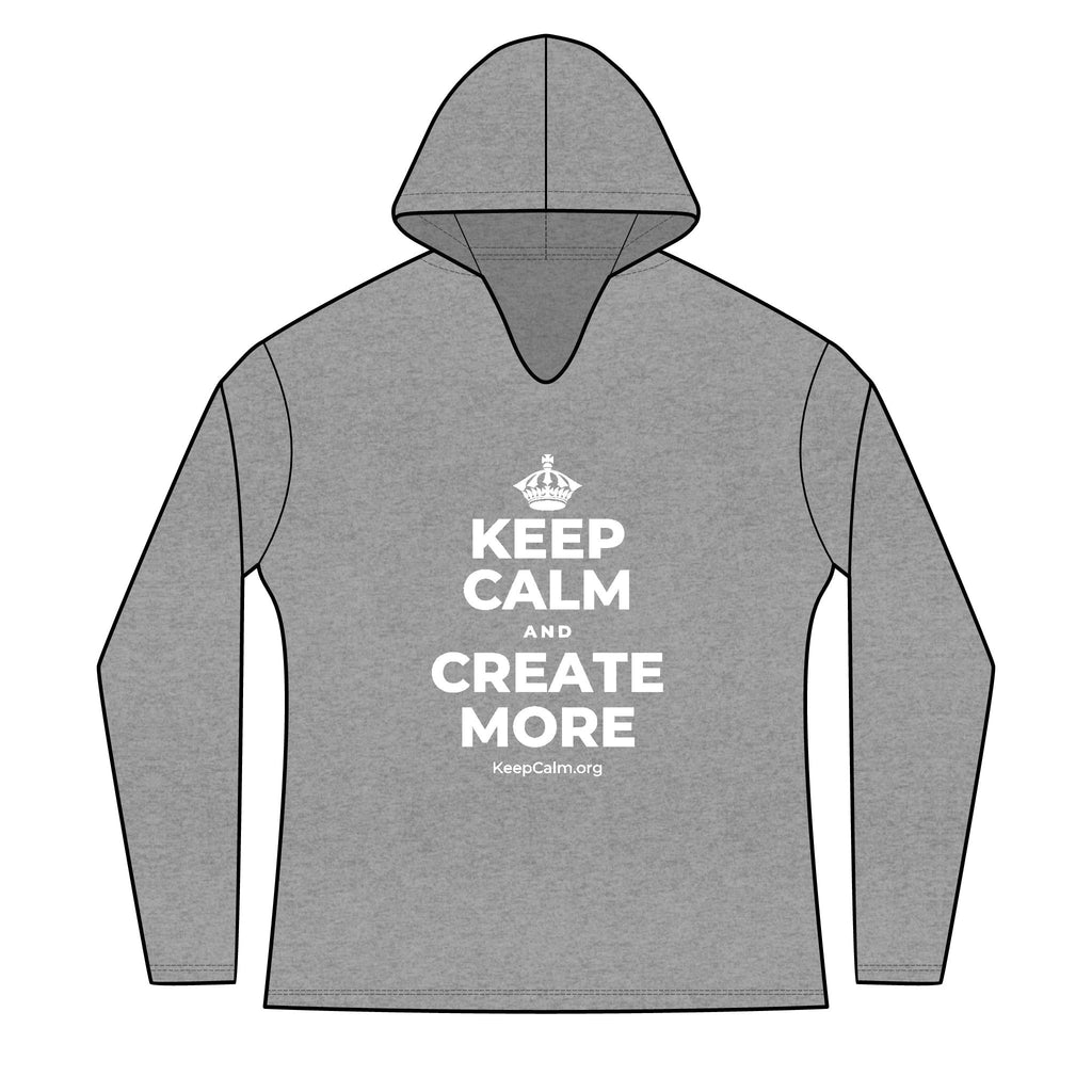 KEEP CALM AND CREATE MORE Women's Long Sleeve Hoodie