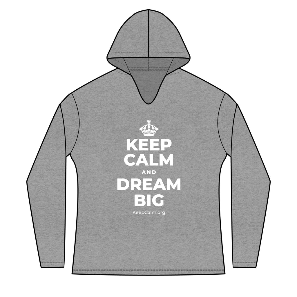 KEEP CALM AND DREAM BIG Women's Long Sleeve Hoodie