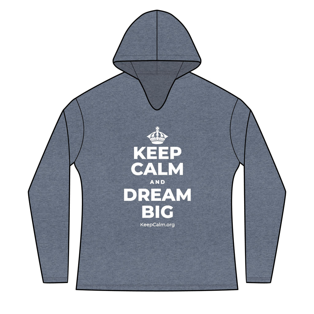 KEEP CALM AND DREAM BIG Women's Long Sleeve Hoodie