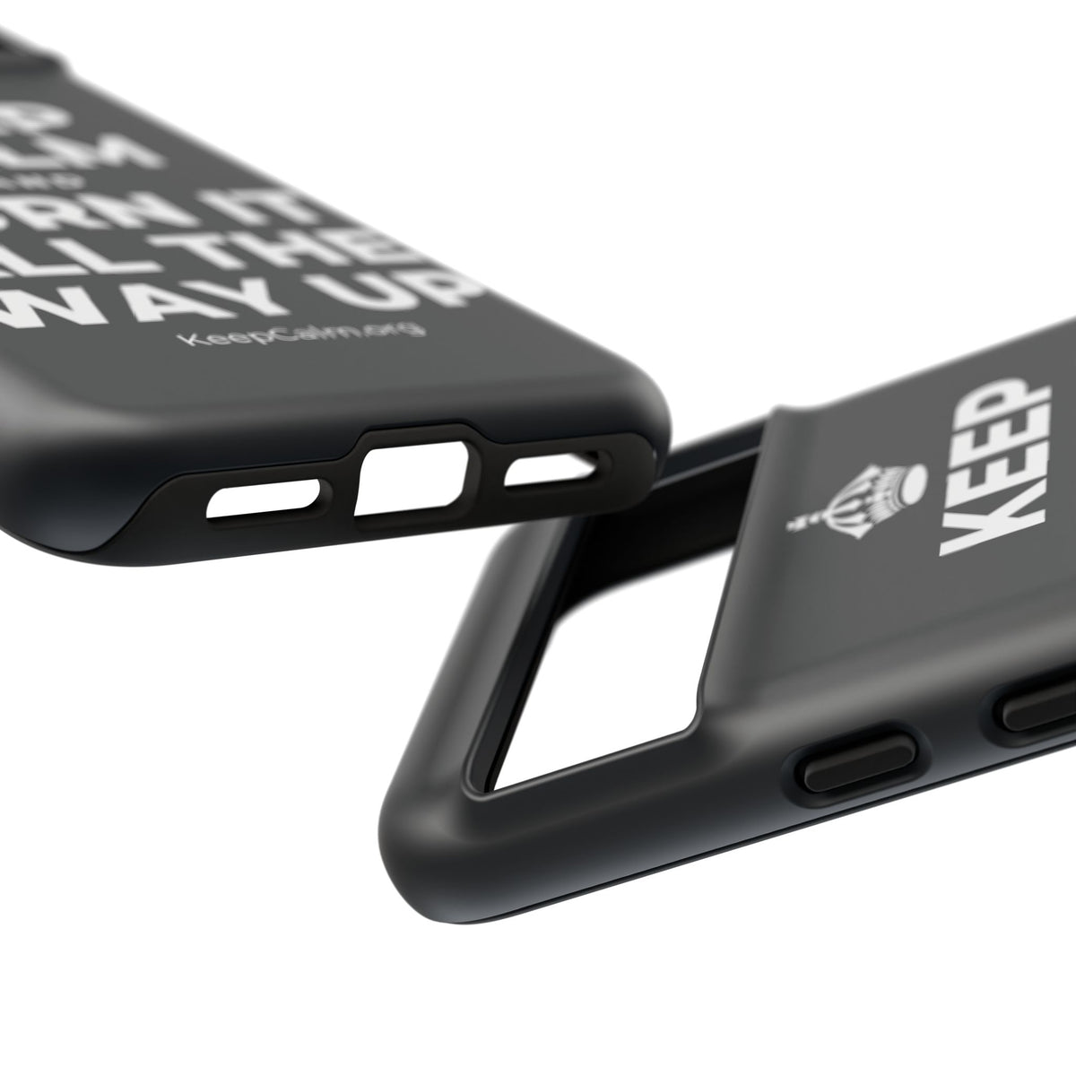 KEEP CALM AND TURN IT ALL THE WAY UP Phone Case (Dark)
