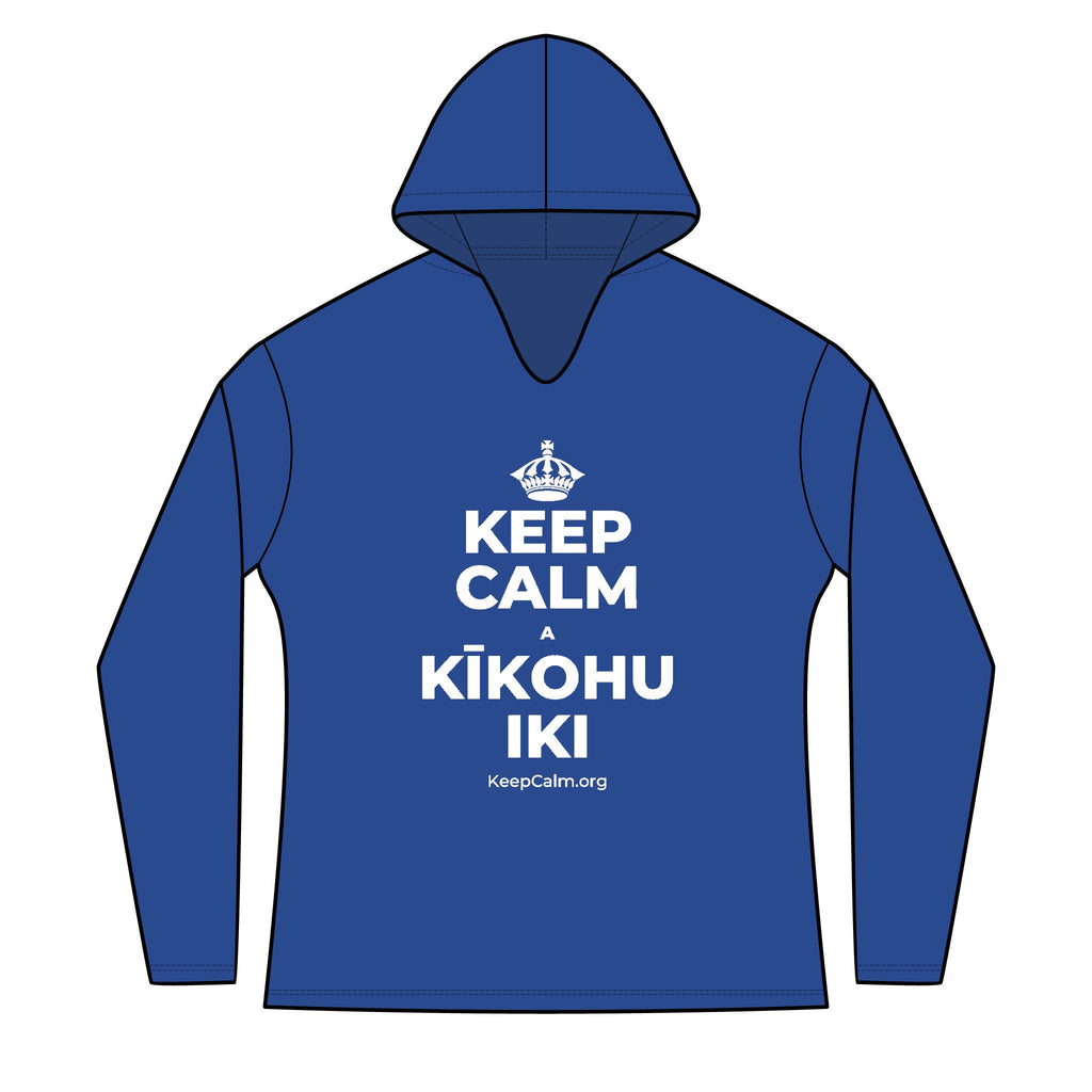 KEEP CALM A KĪKOHU IKI Women's Long Sleeve Hoodie