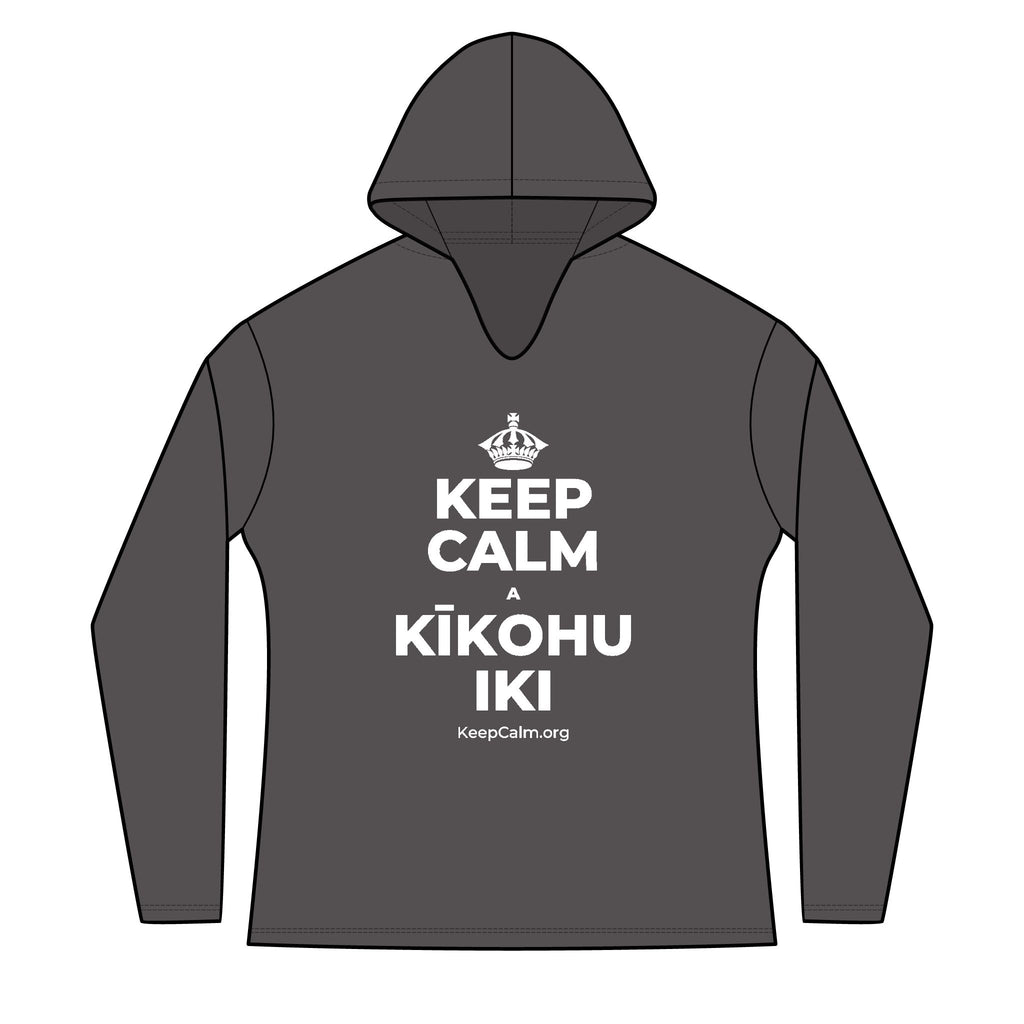 KEEP CALM A KĪKOHU IKI Women's Long Sleeve Hoodie
