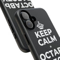 KEEP CALM И ОСТАВЬ РАБОТУ НА РАБОТЕ Phone Case (Dark)