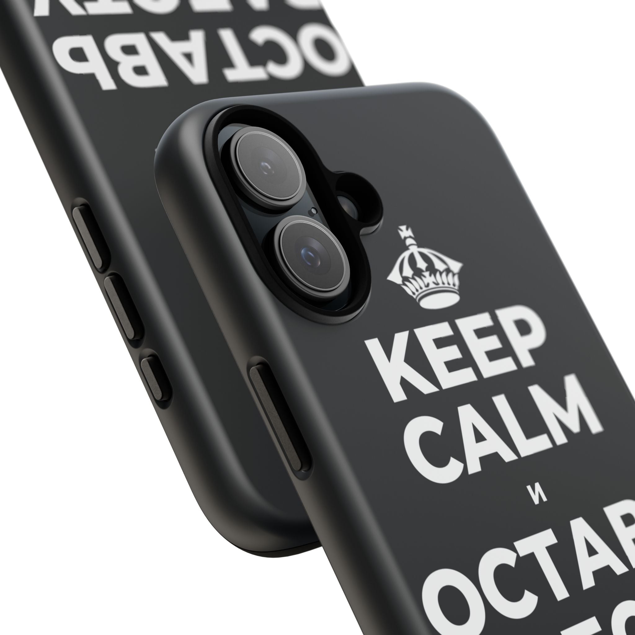 KEEP CALM И ОСТАВЬ РАБОТУ НА РАБОТЕ Phone Case (Dark)