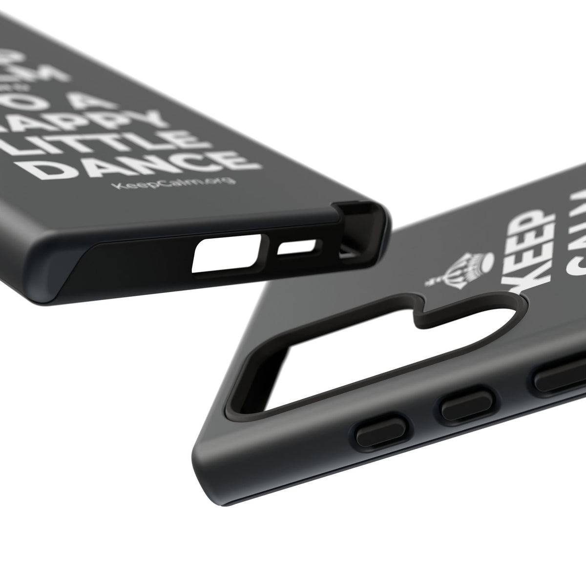KEEP CALM AND DO A HAPPY LITTLE DANCE Phone Case (Dark)