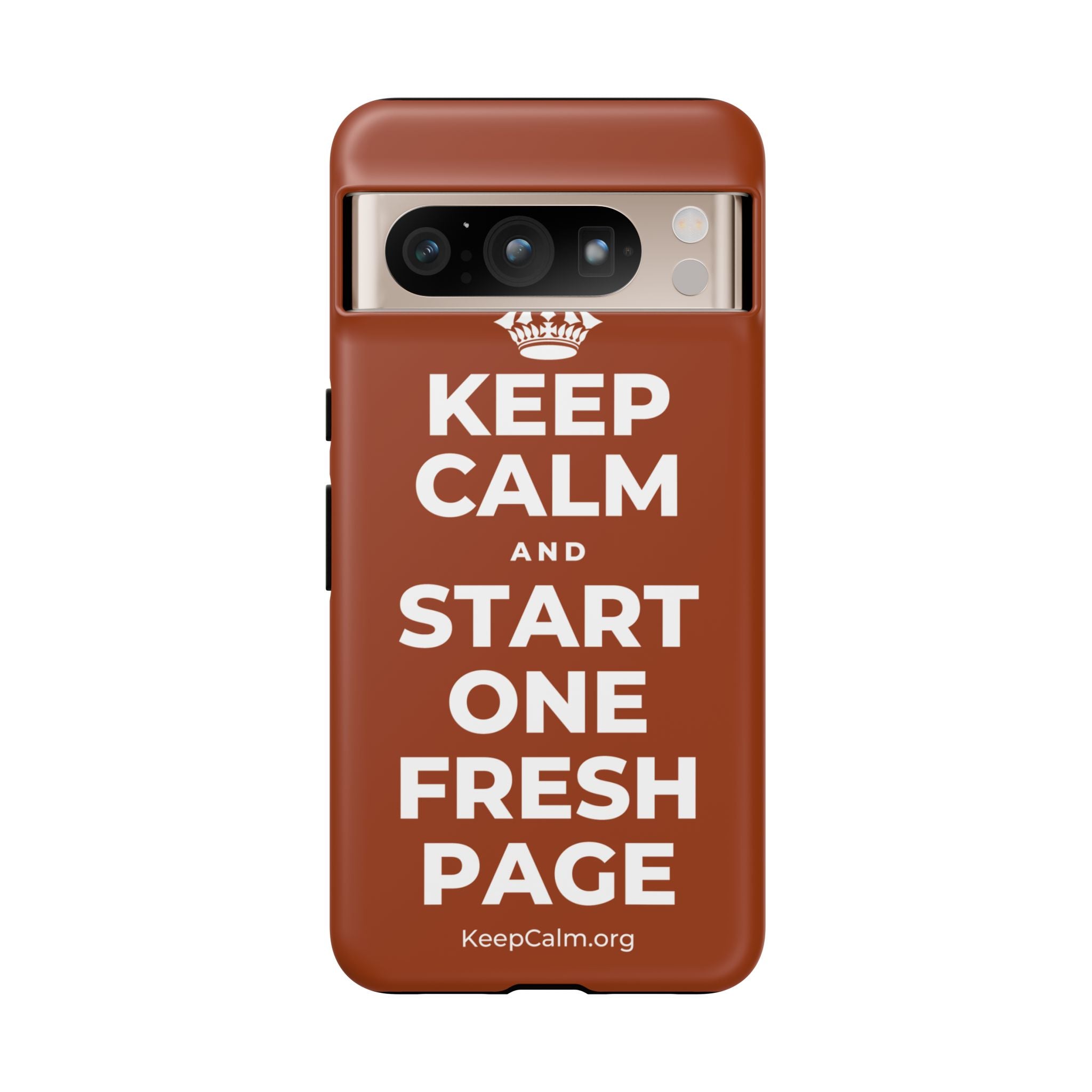 KEEP CALM AND START ONE FRESH PAGE Phone Case