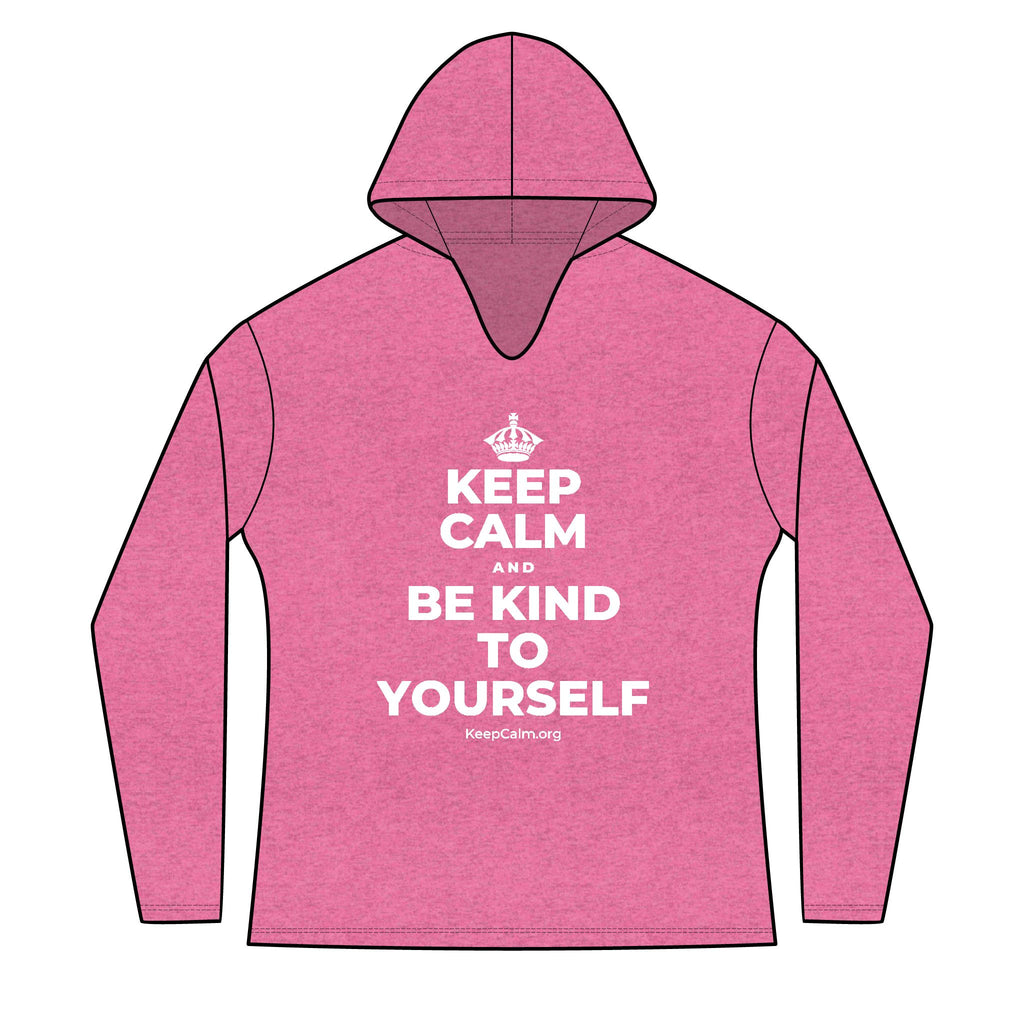 KEEP CALM AND BE KIND TO YOURSELF Women's Long Sleeve Hoodie