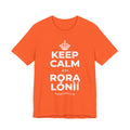 KEEP CALM ATI RỌRA LÓNÌÍ T-Shirt (Baby Blue–Silver)