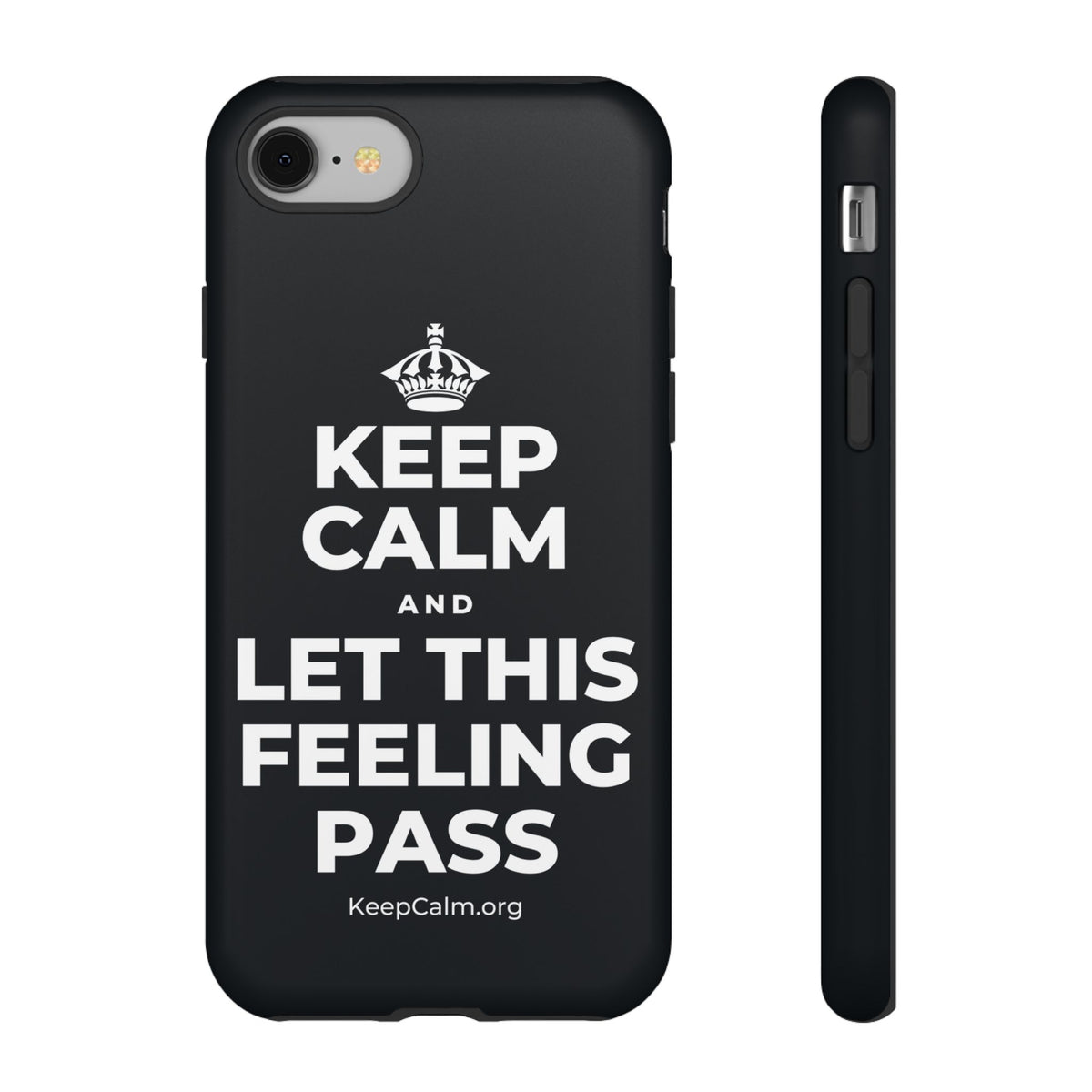 KEEP CALM AND LET THIS FEELING PASS Phone Case (Dark)
