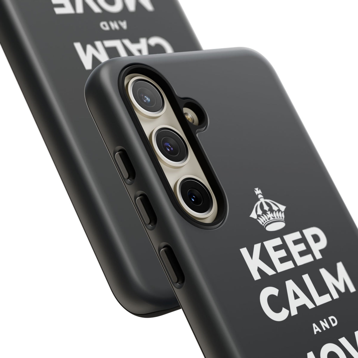 KEEP CALM AND MOVE FORWARD Phone Case (Dark)