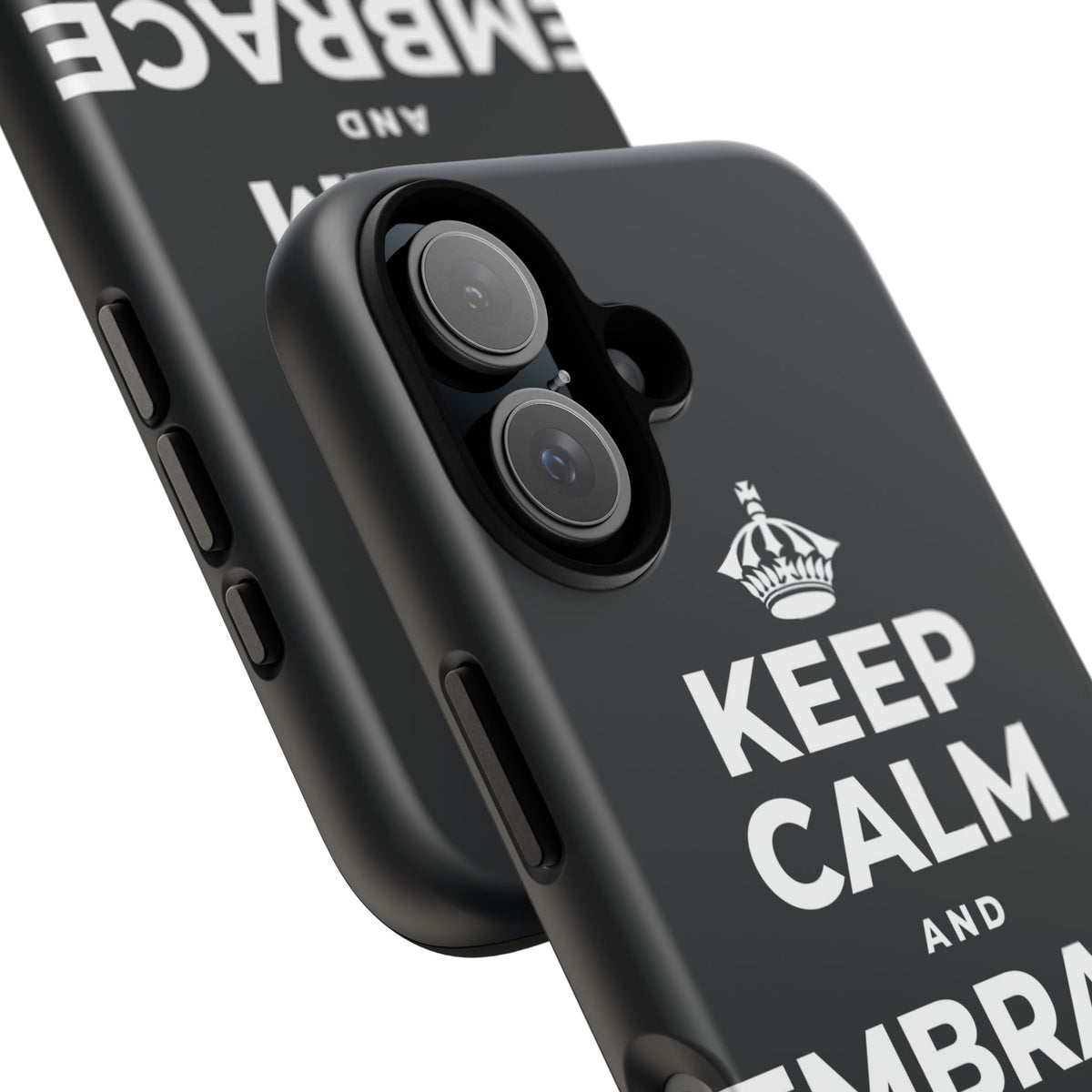 KEEP CALM AND EMBRACE THE CHANGE Phone Case (Dark)