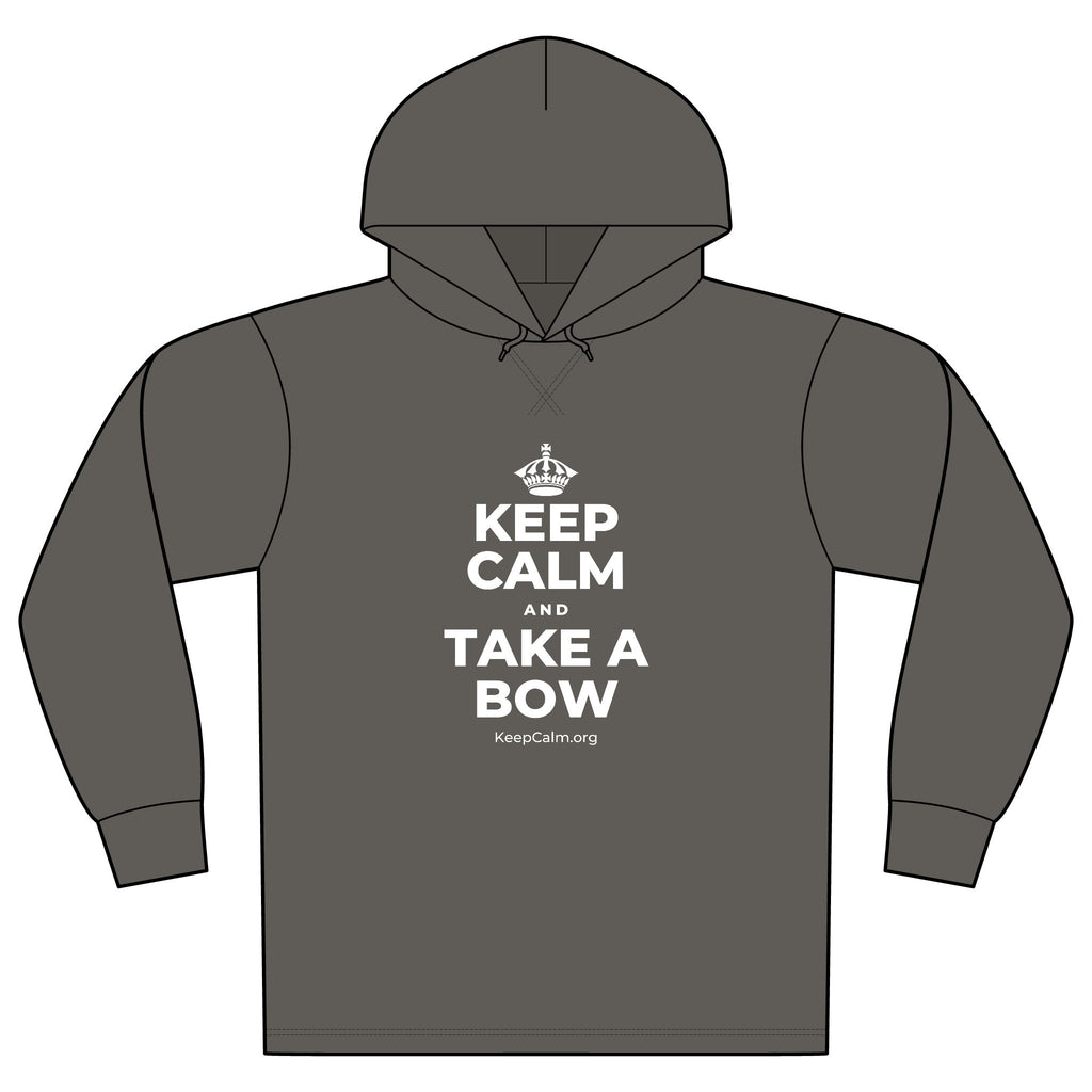 KEEP CALM AND TAKE A BOW Organic Hoodie Tee