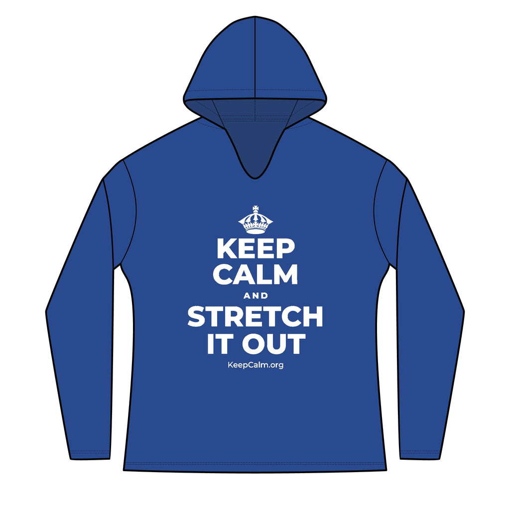 KEEP CALM AND STRETCH IT OUT Women's Long Sleeve Hoodie