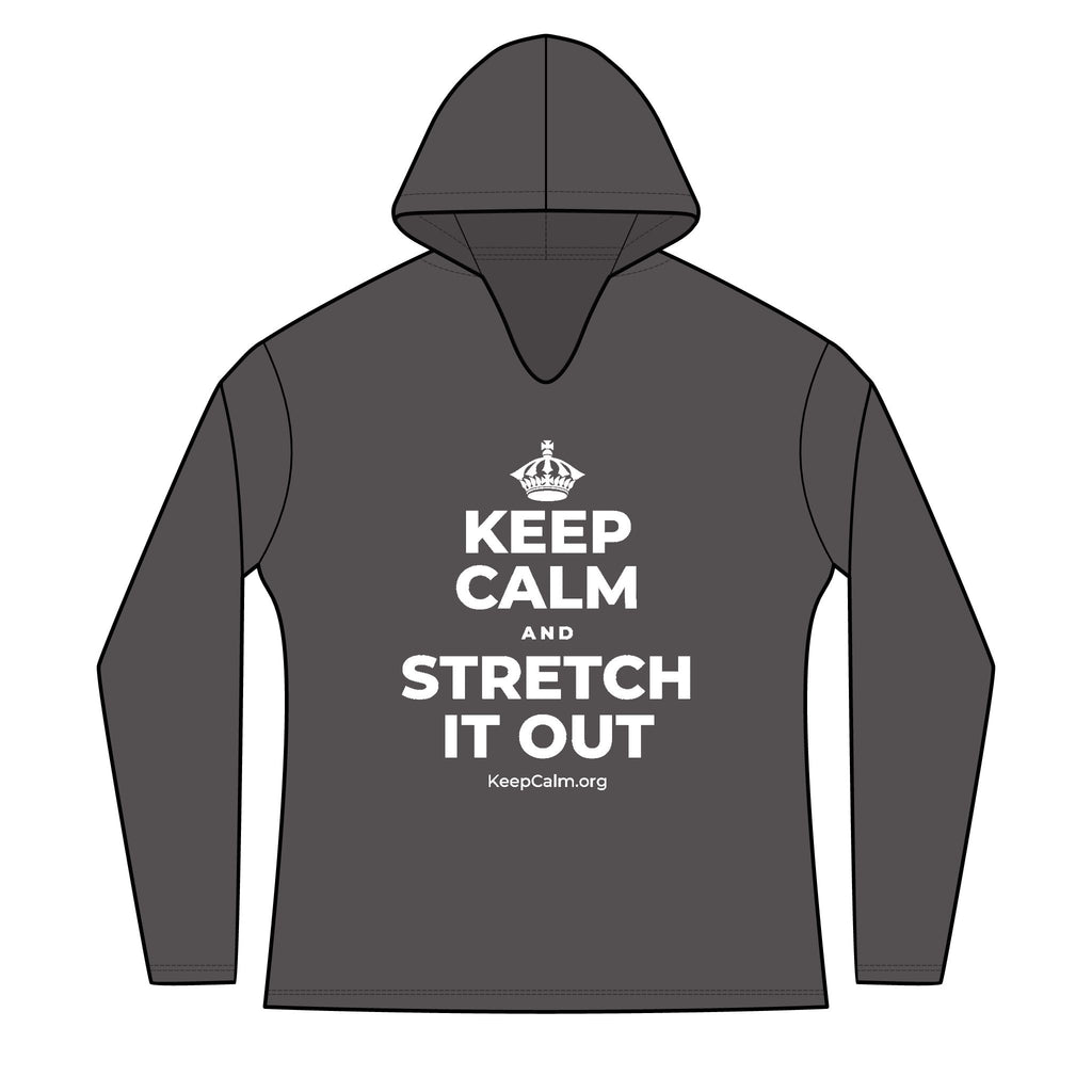 KEEP CALM AND STRETCH IT OUT Women's Long Sleeve Hoodie