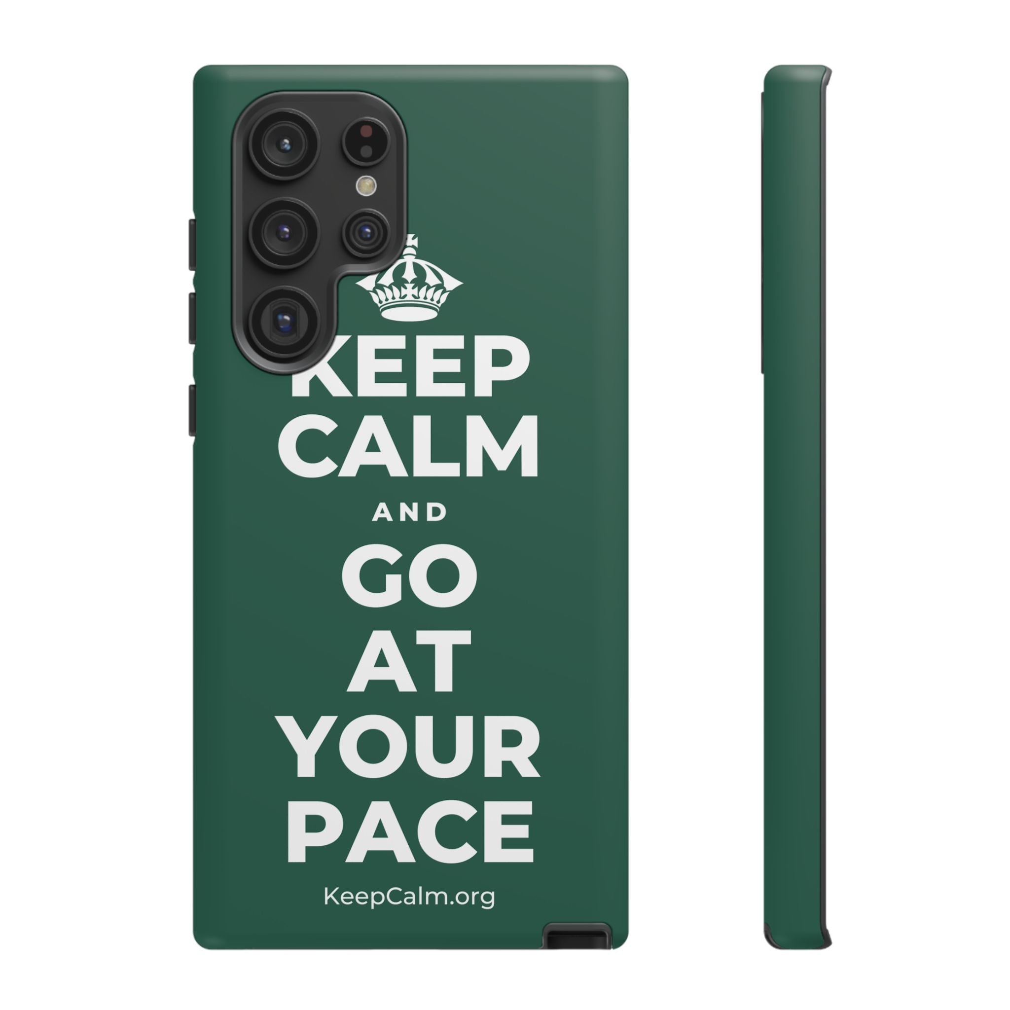 KEEP CALM AND GO AT YOUR PACE Phone Case