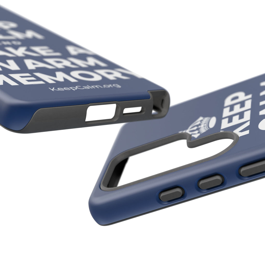 KEEP CALM AND MAKE A WARM MEMORY Phone Case