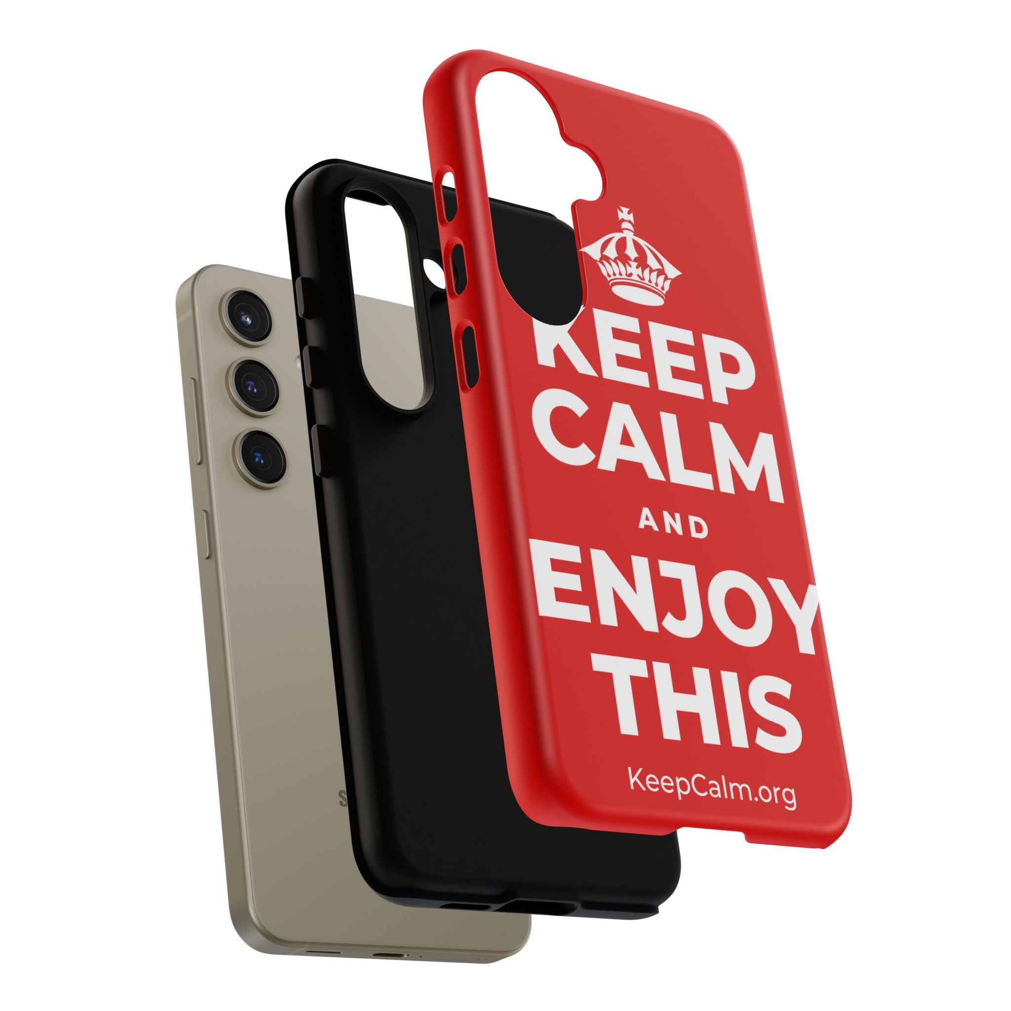 KEEP CALM AND ENJOY THIS Phone Case