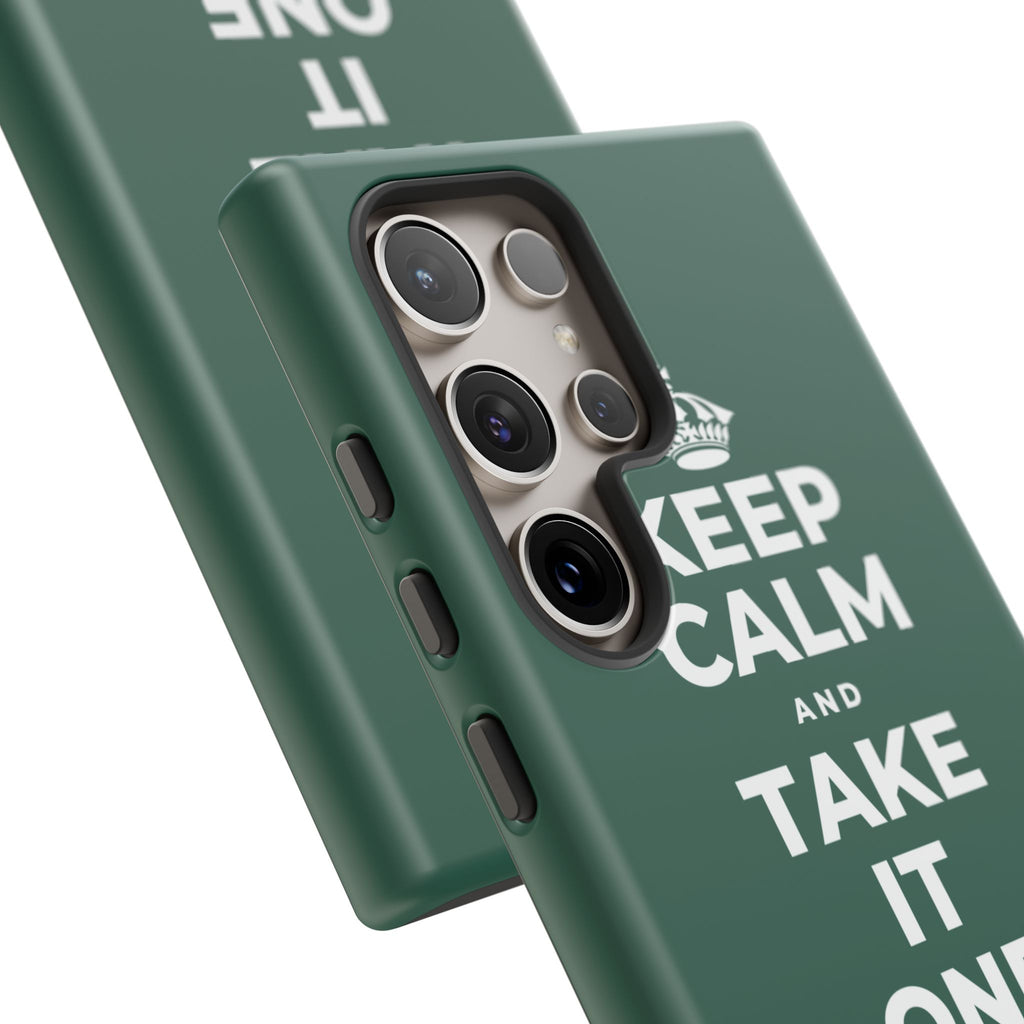 KEEP CALM AND TAKE IT ONE DAY AT A TIME Phone Case