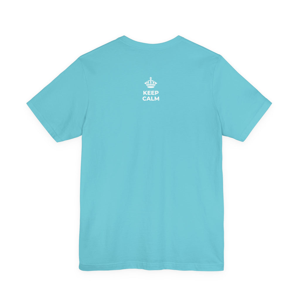 KEEP CALM AND LOVE WITHOUT POSSESSION T-Shirt (Soft Cream–Heather Mauve)