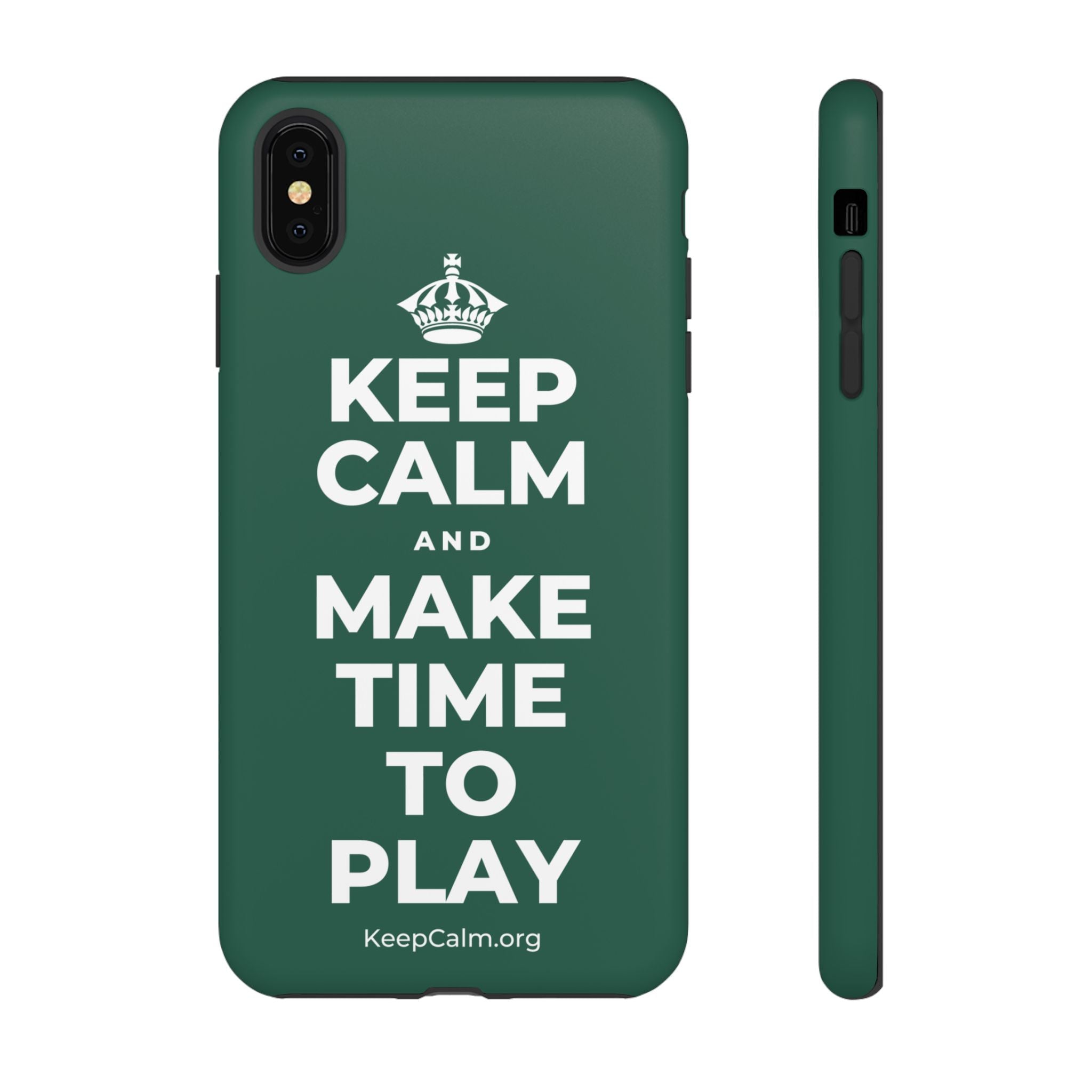 KEEP CALM AND MAKE TIME TO PLAY Phone Case