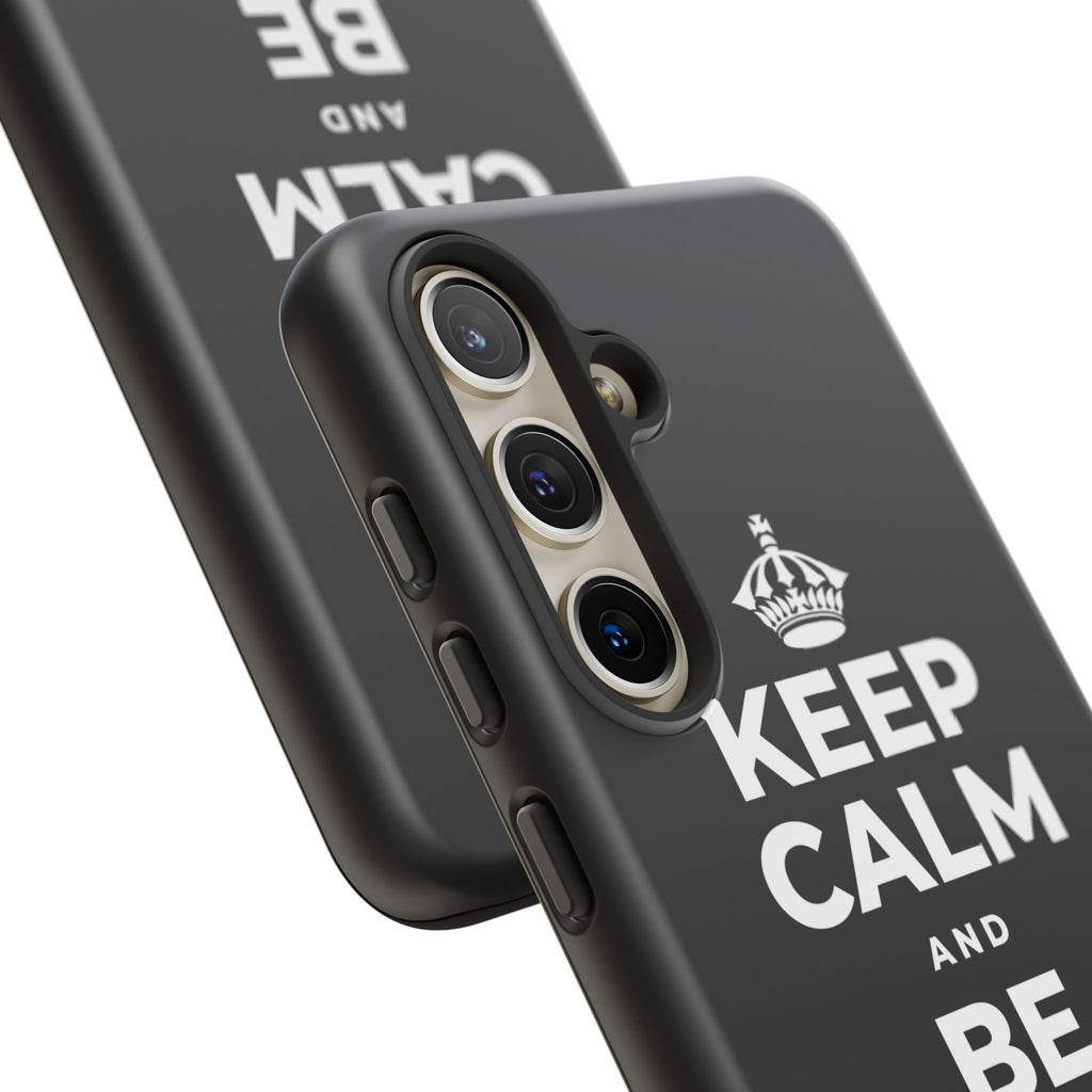 KEEP CALM AND BE STRONG LIKE A 🦕 Phone Case