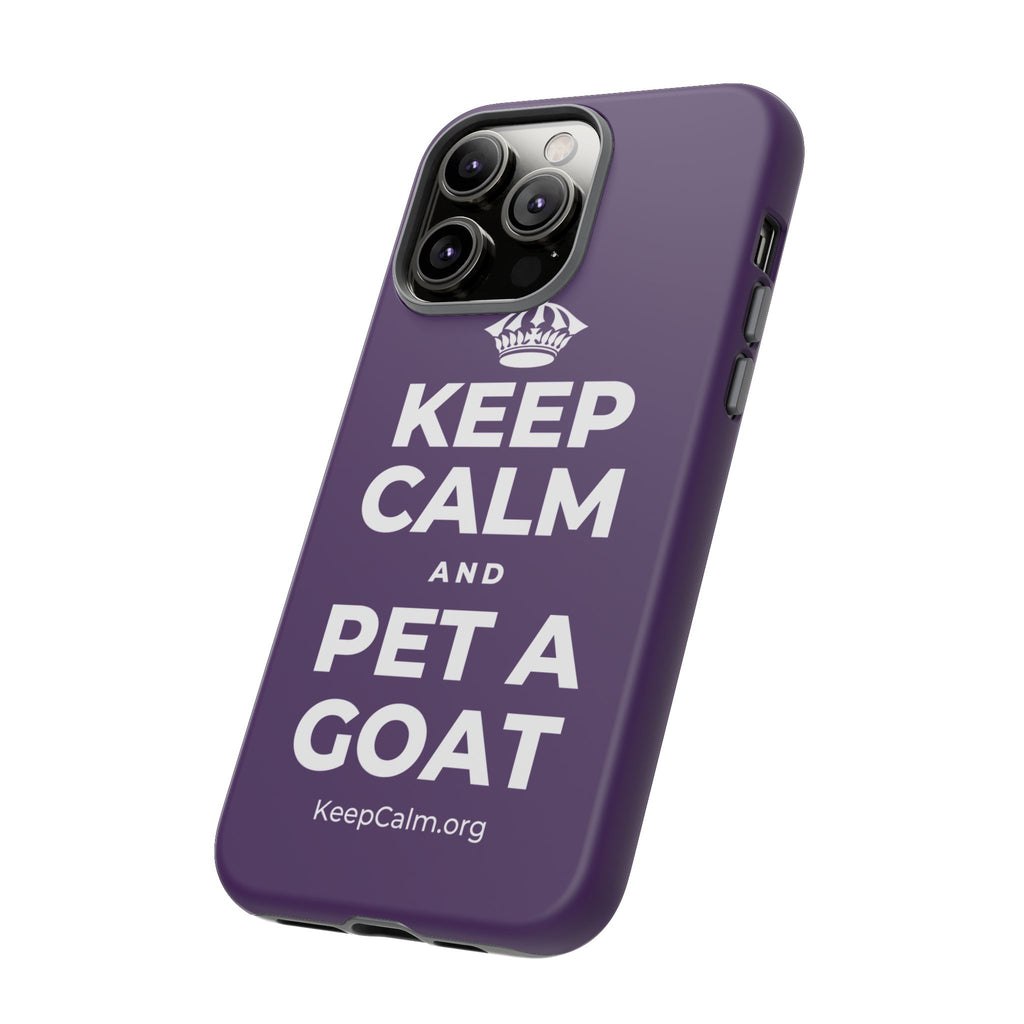 KEEP CALM AND PET A GOAT Phone Case