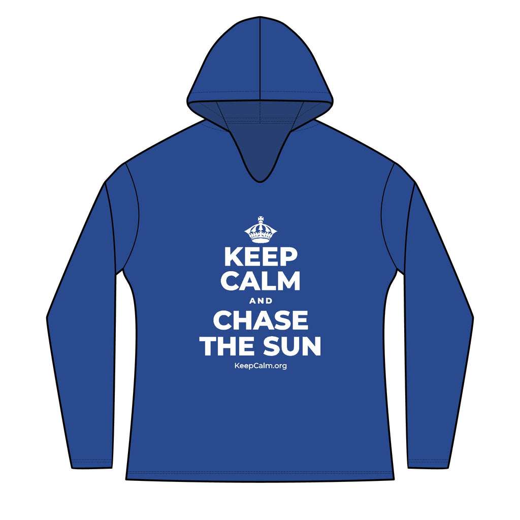 KEEP CALM AND CHASE THE SUN Women's Long Sleeve Hoodie