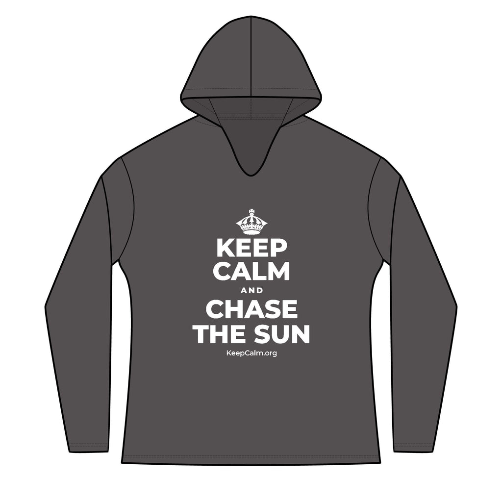 KEEP CALM AND CHASE THE SUN Women's Long Sleeve Hoodie