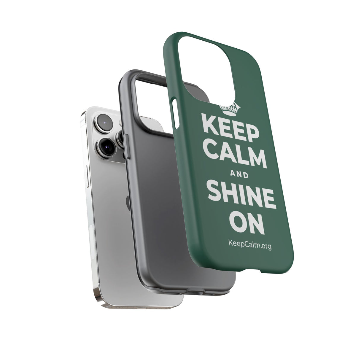 KEEP CALM AND SHINE ON Phone Case