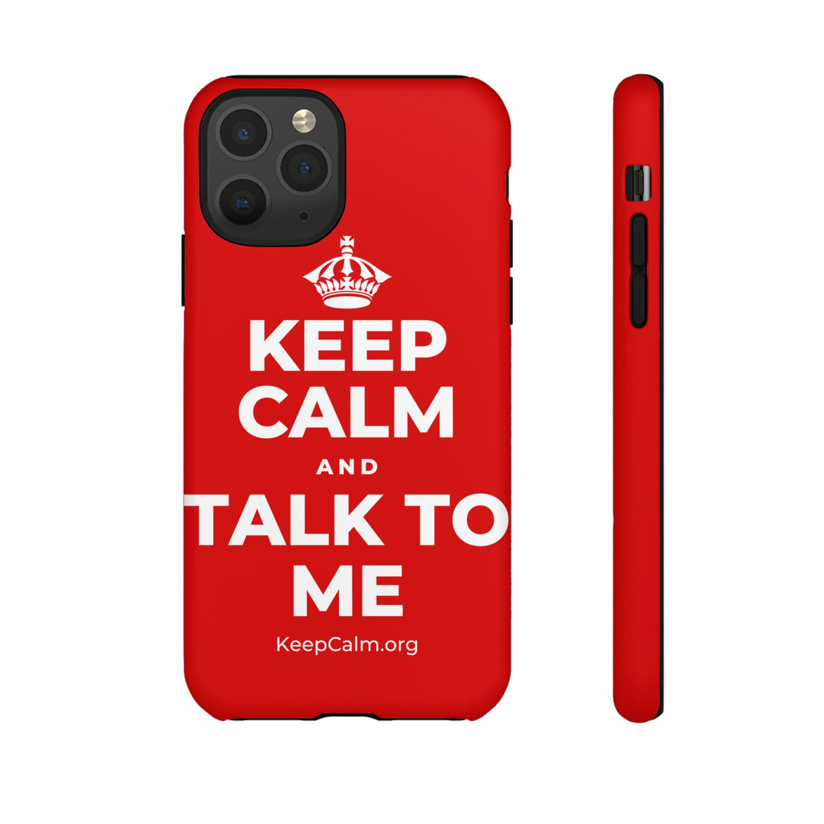 KEEP CALM AND TALK TO ME Phone Case