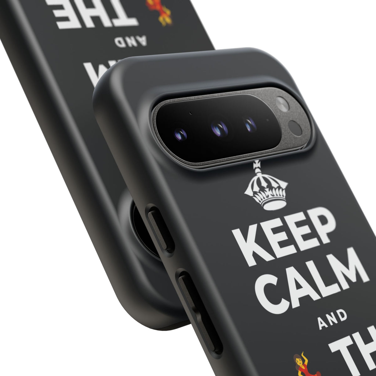 KEEP CALM AND 💃 THE NIGHT AWAY Phone Case (Dark)
