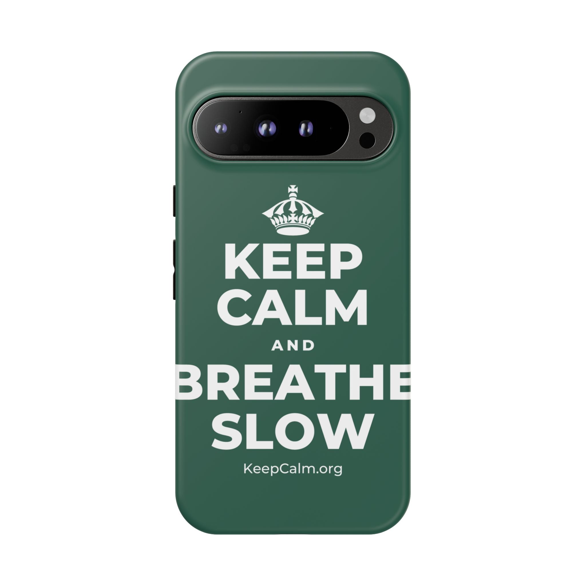 KEEP CALM AND BREATHE SLOW Phone Case