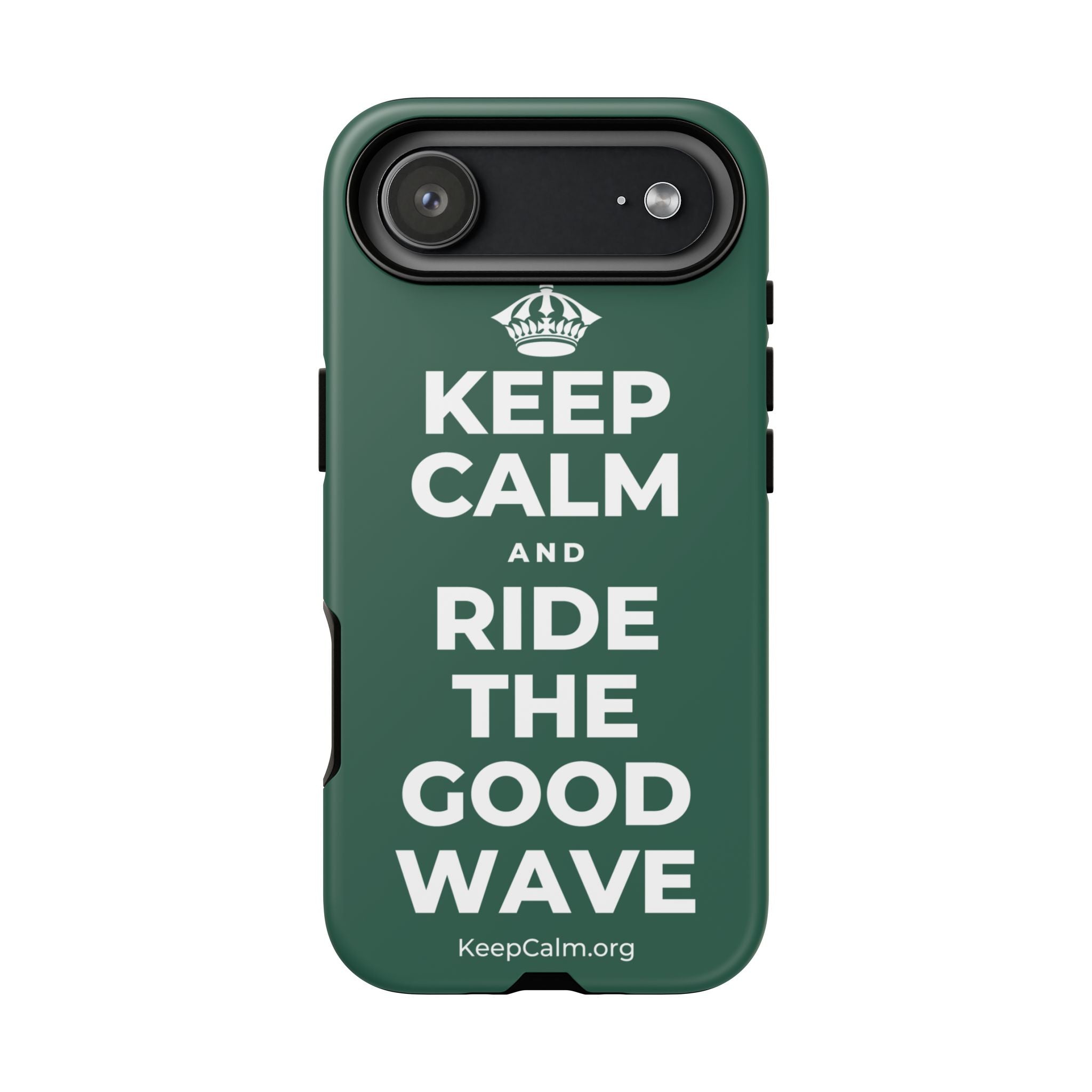 KEEP CALM AND RIDE THE GOOD WAVE Phone Case