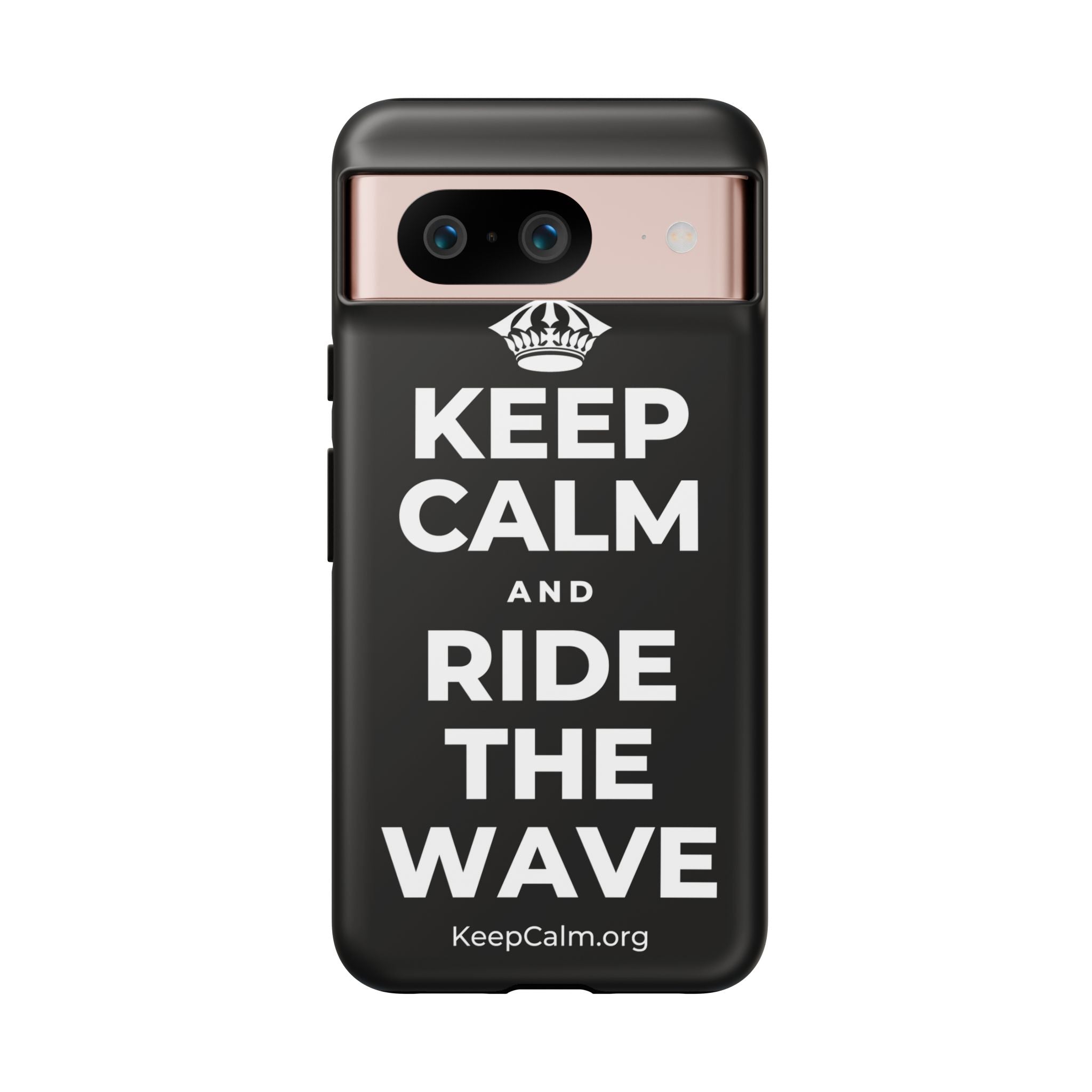 KEEP CALM AND RIDE THE WAVE Phone Case