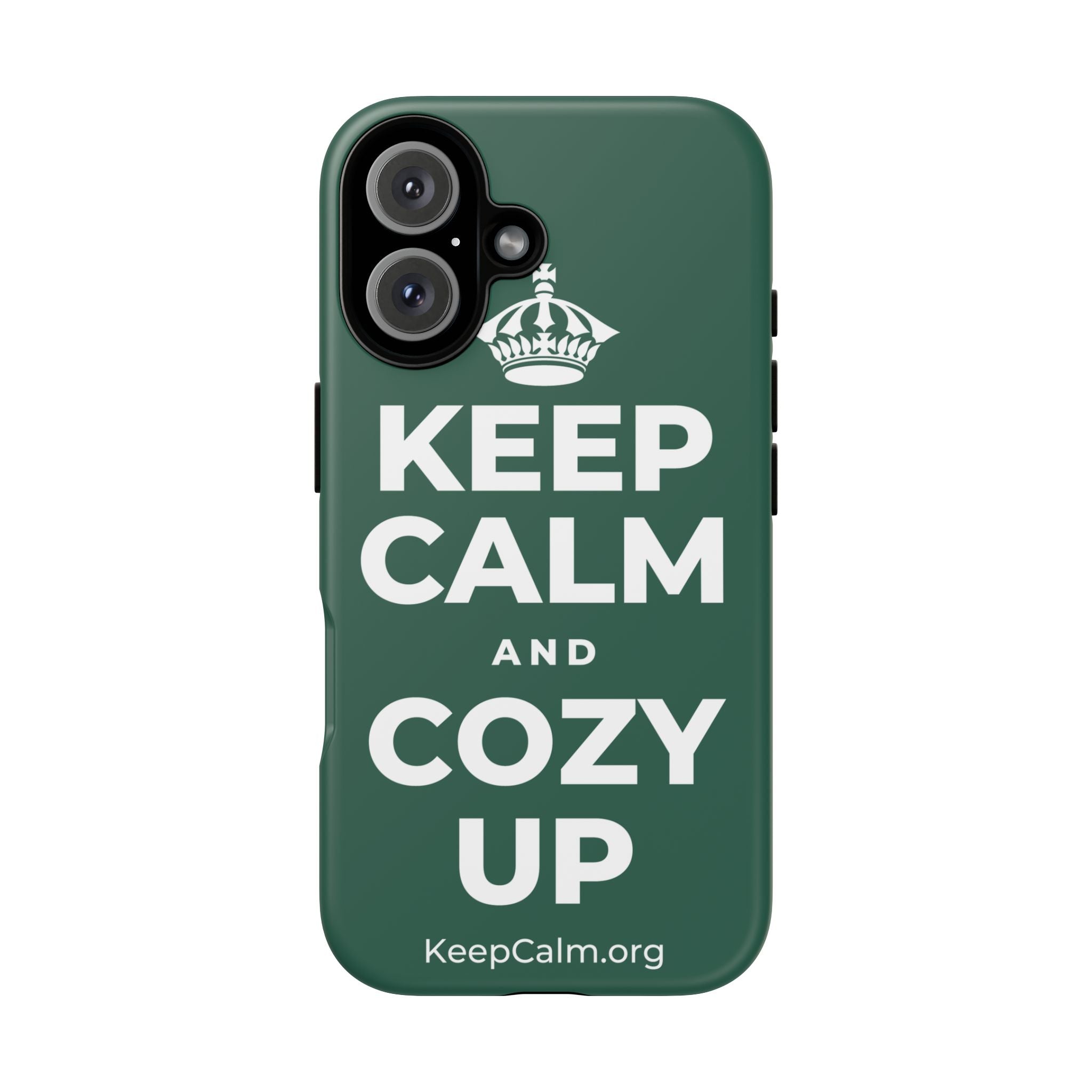 KEEP CALM AND COZY UP Phone Case