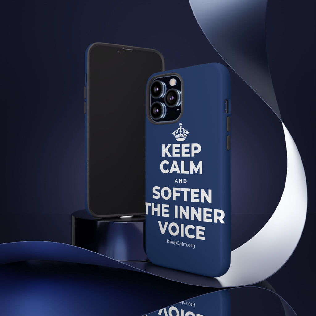 KEEP CALM AND SOFTEN THE INNER VOICE Phone Case
