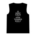 KEEP CALM AND GIVE THANKS DAILY Tank Top