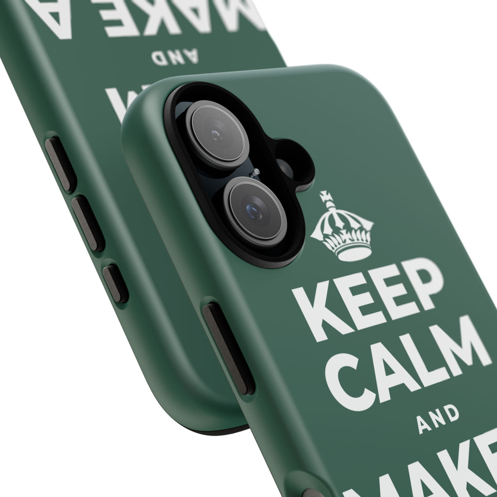 KEEP CALM AND MAKE A HAPPY MEMORY Phone Case