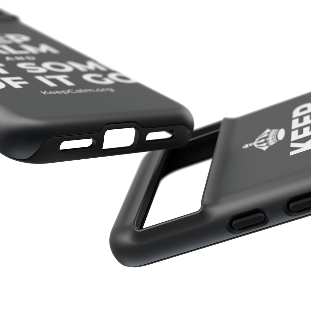 KEEP CALM AND LET SOME OF IT GO Phone Case (Dark)