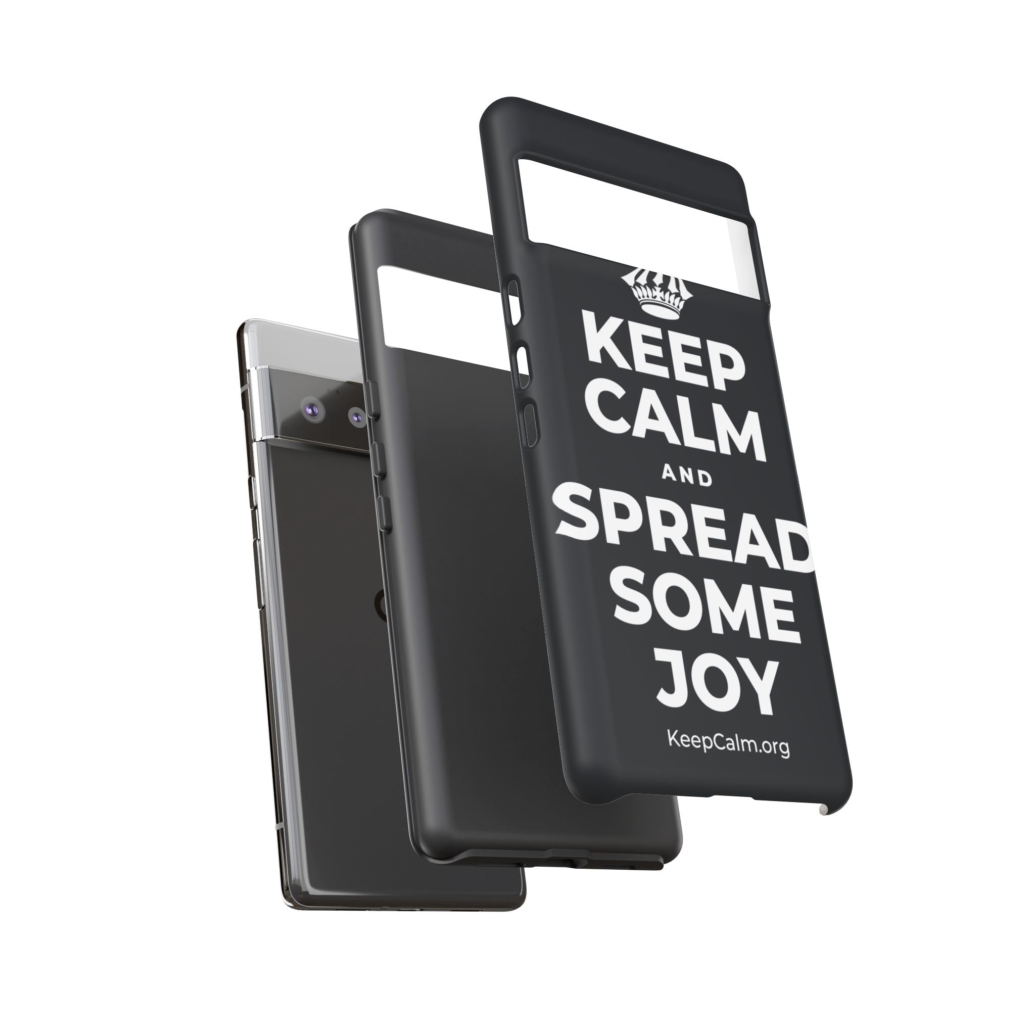 KEEP CALM AND SPREAD SOME JOY Phone Case (Dark)