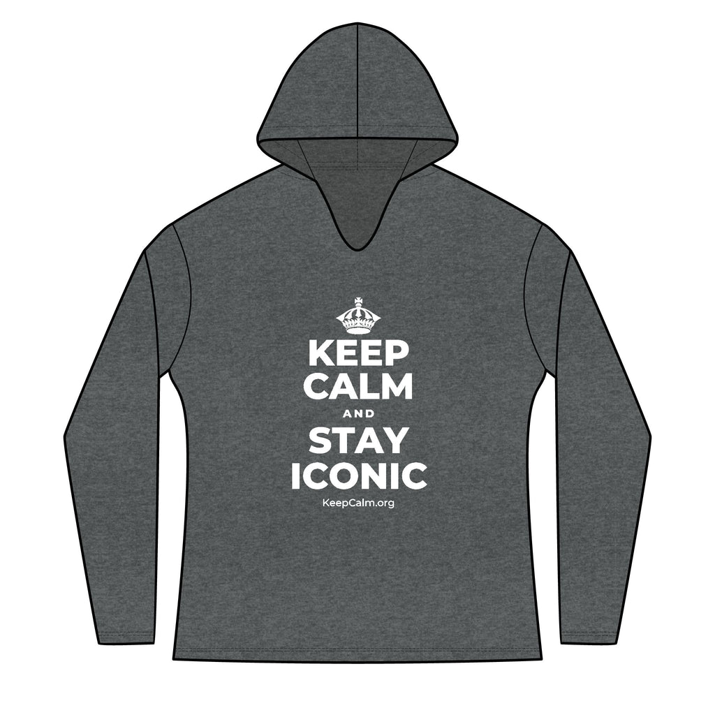 KEEP CALM AND STAY ICONIC Women's Long Sleeve Hoodie